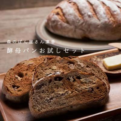 大きな 酵母パン 冷凍発送 森のぱんやさん凜香【E-006】