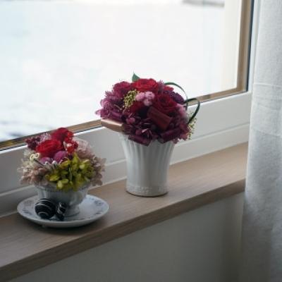 プリザーブドフラワー 小サイズ 花工房比呂【H-004】